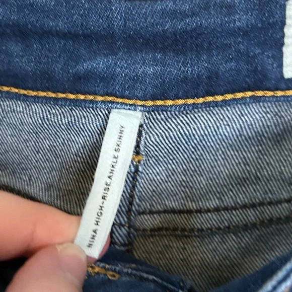 Rag & Bone Nina High Rise Ankle Skinny Jeans in Jasper Size 27 - Picture 8 of 12